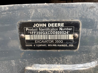 2013 John Deere 350GLC Excavadora de Cadenas
