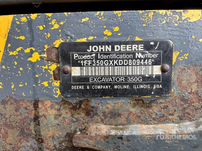 2013 John Deere 350G LC Tracked Excavator