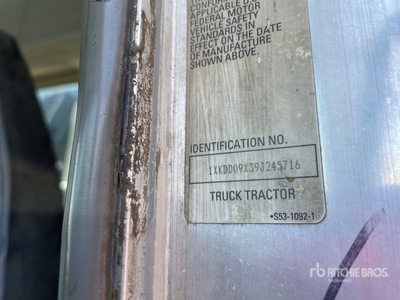 2009 Kenworth T800 3-Achs Kipper-Lkw