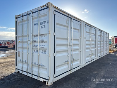 2026 40 ft High Cube Multi-Door Storage Container