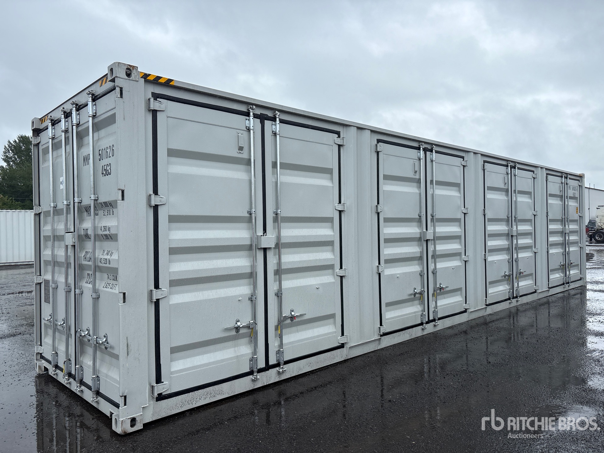 2026 40 ft High Cube Multi-Door Storage Container