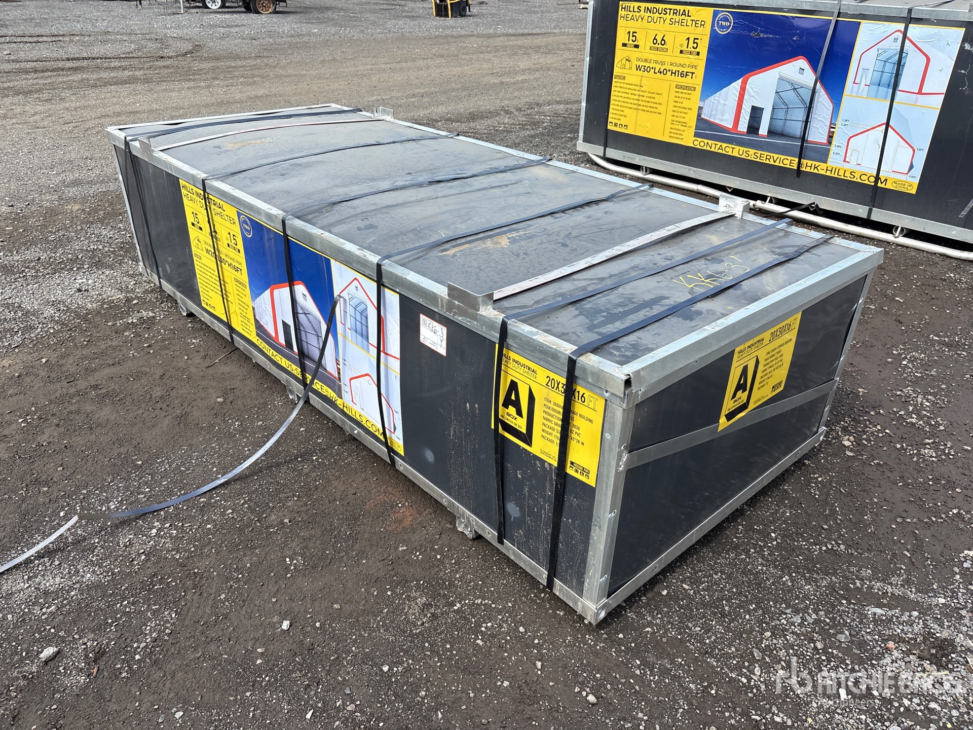 2026 HIlls Industrial 302016 20 ft x 30 ft x 16 ft Storage Building (Unused)