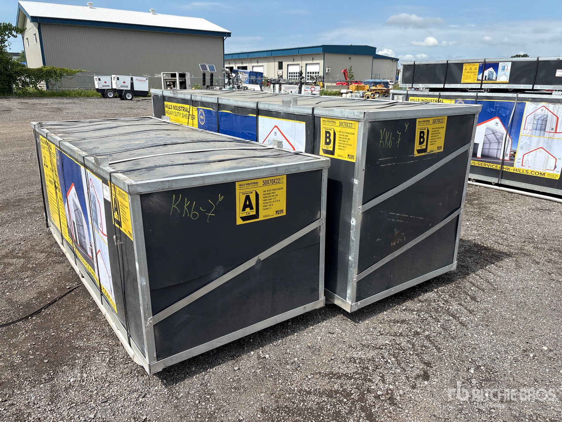 2026 HIlls Industrial 703022 30 ft x 70 ft x 22 ft Storage Building (Unused)