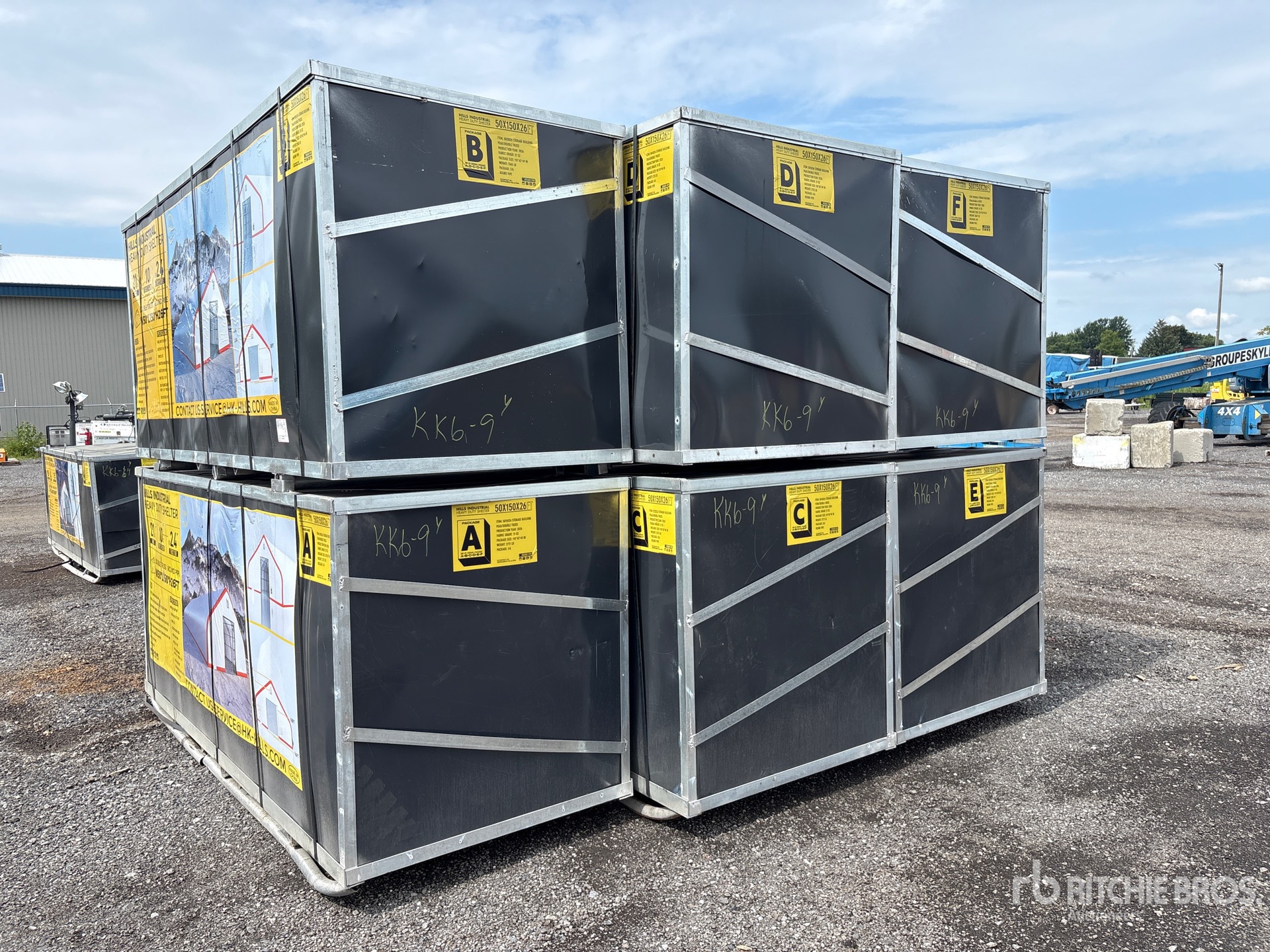 2026 HIlls Industrial 1505026 50 ft x 150 ft x 26 ft Storage Building (Unused)