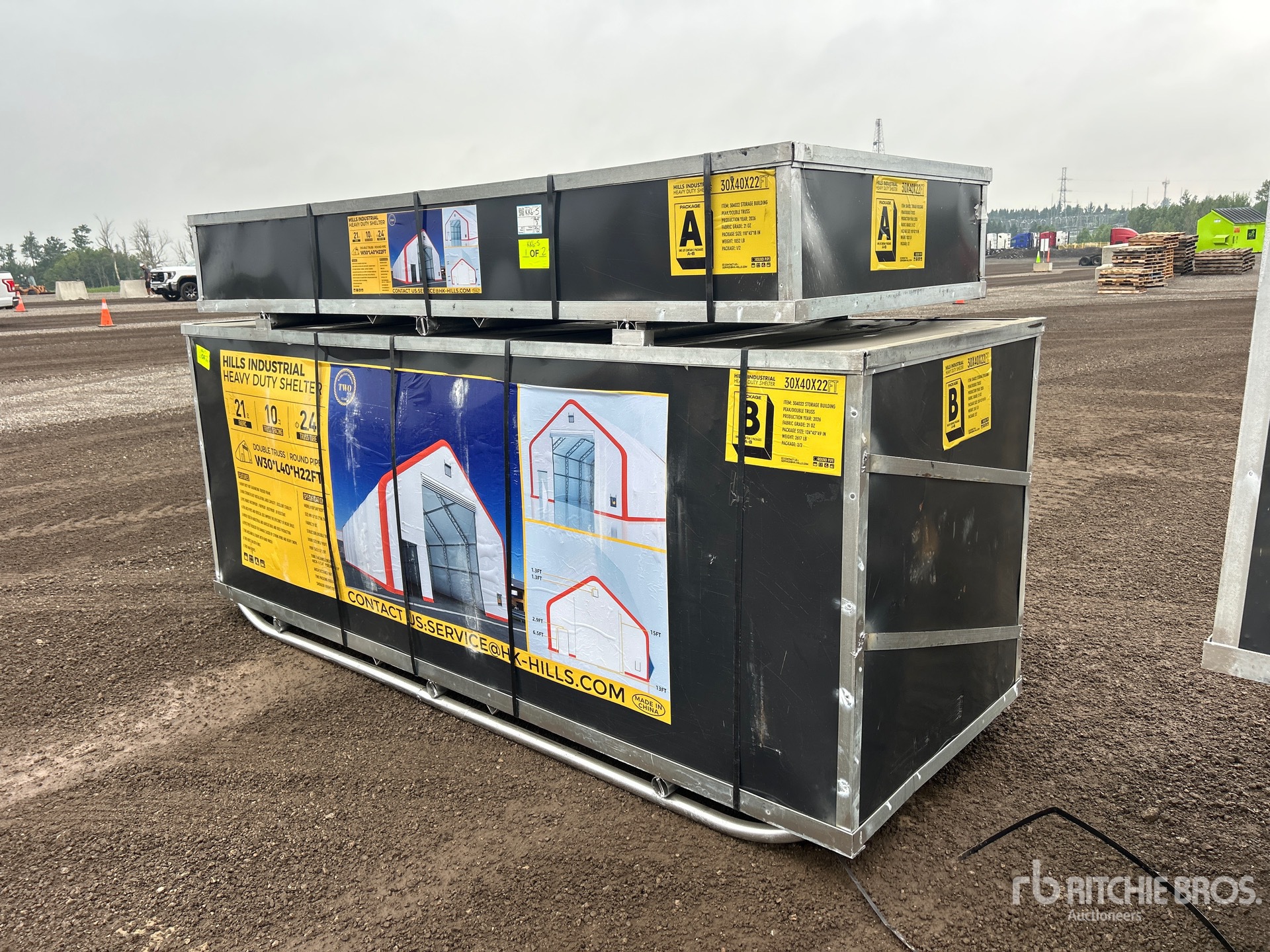 2026 HIlls Industrial 403022 30 ft x 40 ft Storage Building (Unused)