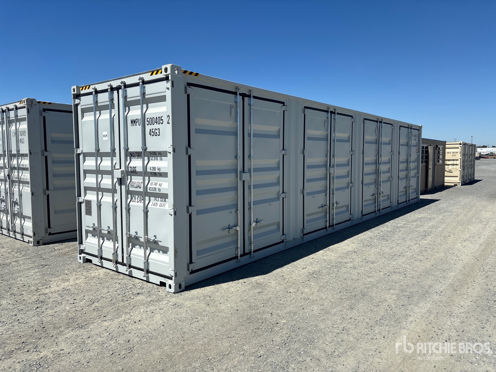 2026 40 ft High Cube Multi-Door Storage Container