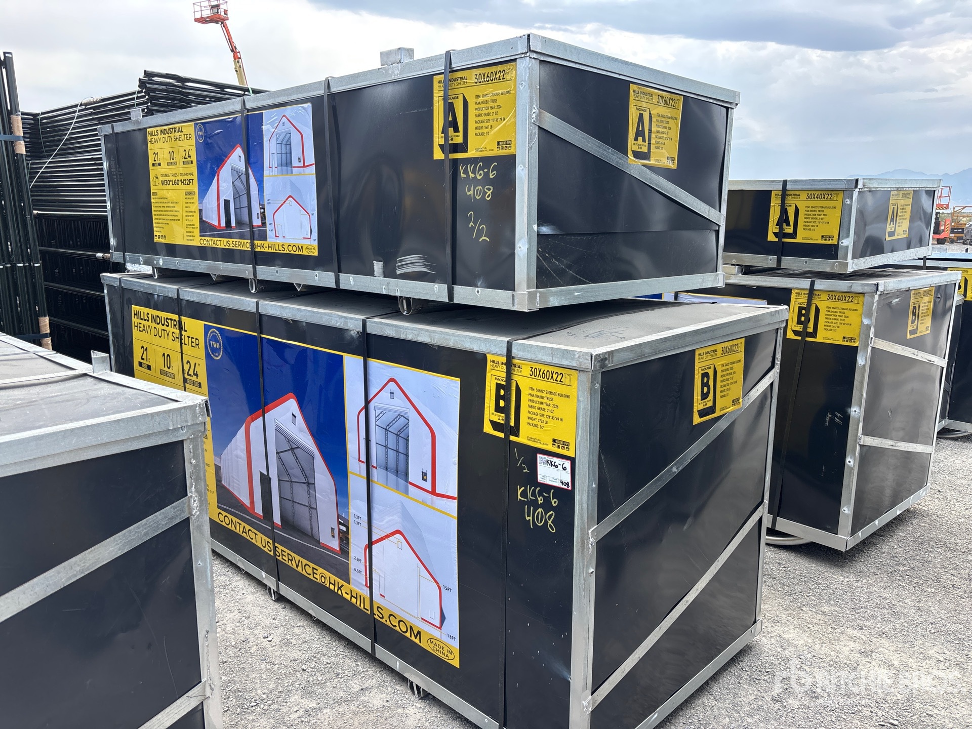 2026 HIlls Industrial 603022 30 ft x 60 ft x 22 ft Storage Building (Unused)