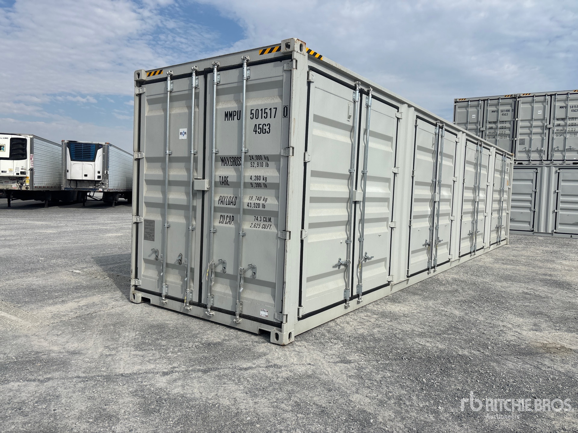 2026 40 ft High Cube Multi-Door Storage Container