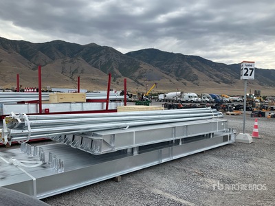 2026 BLUESEA 100 ft x 50 ft x 18 ft Steel Frame Only Storage Building (Unused)