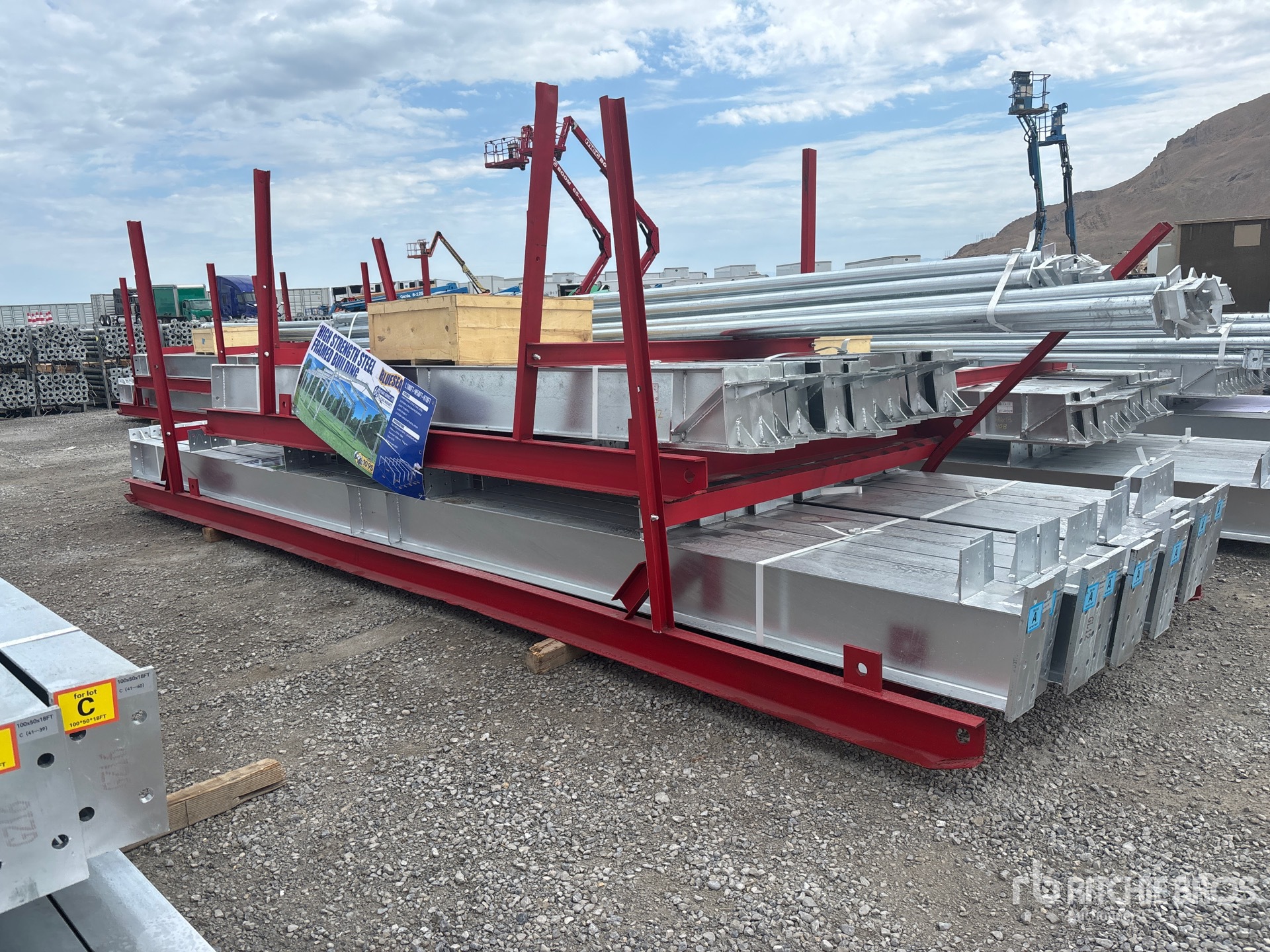 2026 BLUESEA 50 ft x 100 ft 100 ft x 50 ft x 18 ft Steel Frame Only Storage Building (Unused)