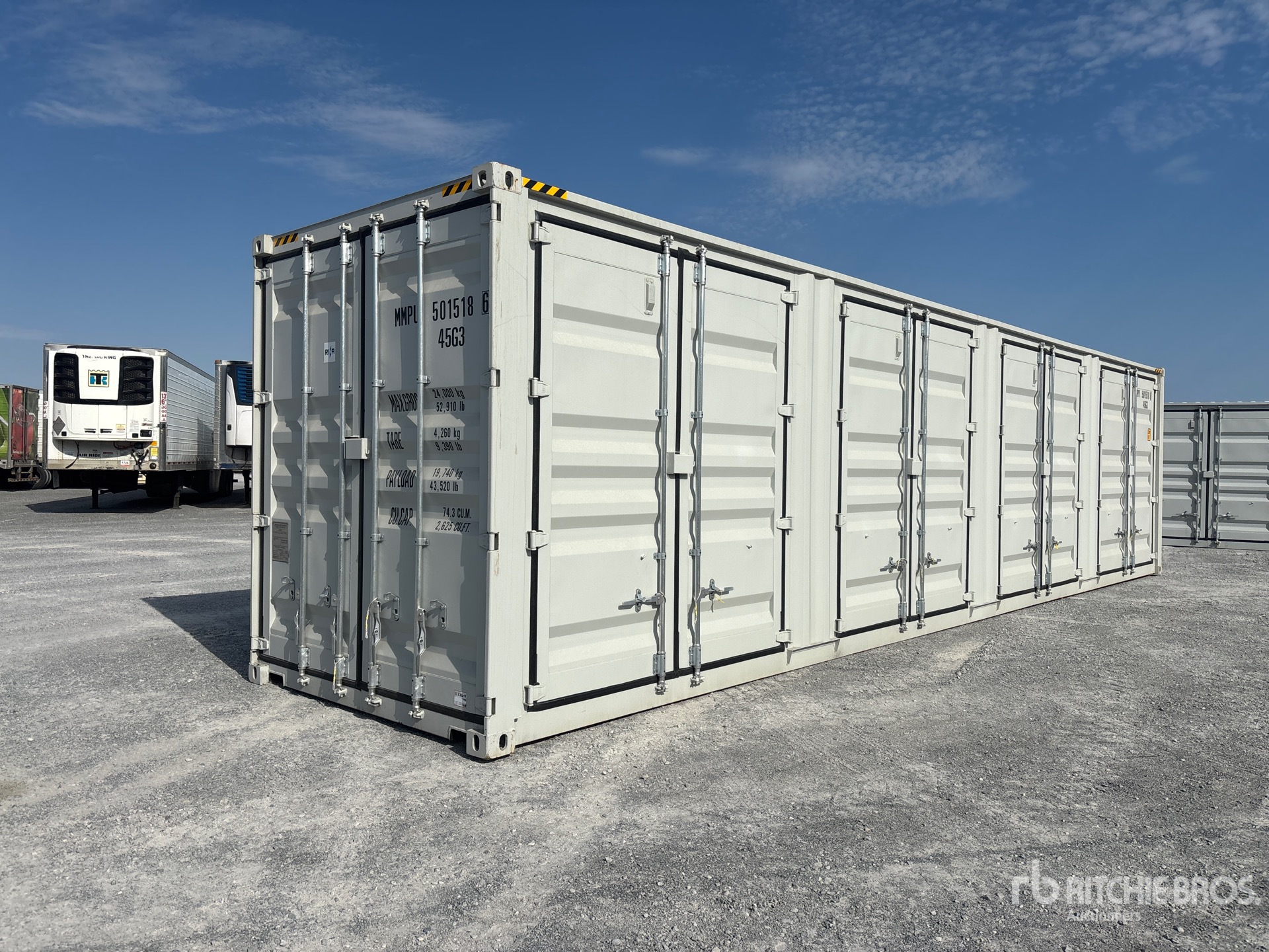 2026 40 ft High Cube Multi-Door Storage Container