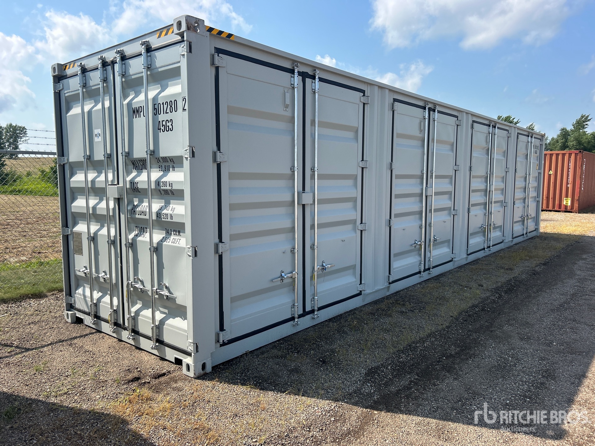 2026 40 Ft High Cube Multi-Door Storage Container (Unused)