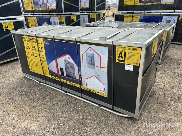 2026 HIlls Industrial 403016 30 ft x 40 ft x 16 Ft Storage Building (Unused)