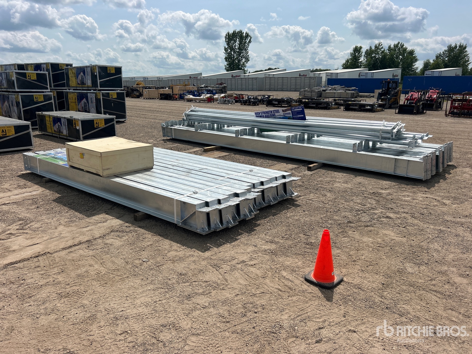 2026 BLUESEA 100 ft x 50 ft x 18 Ft Steel Frame Only Storage Building (Unused)