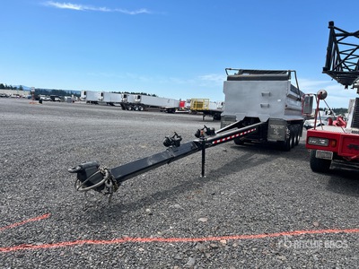2017 OSW 18 ft Quad/A Pup Dump Trailer