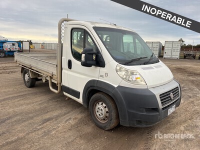 2012 Fiat Ducato 4x2 Flatbed Truck (Inoperable)