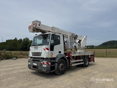 2004 Multitel J 328 ALU EX 28 m on 2004 Iveco Stralis 310 4x2 Camion Nacelle Bucket Truck