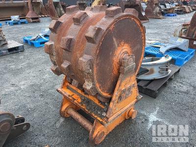610 mm Q/C Excavator Compaction Wheel
