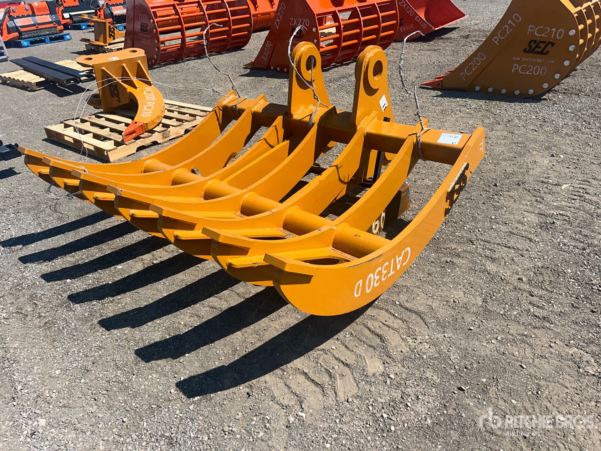 2026 SEC CAT330D 72 in Excavator Rake (Unused)