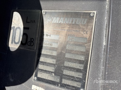 2008 Manitou M50-4 4x2 Rough Terrain Forklift