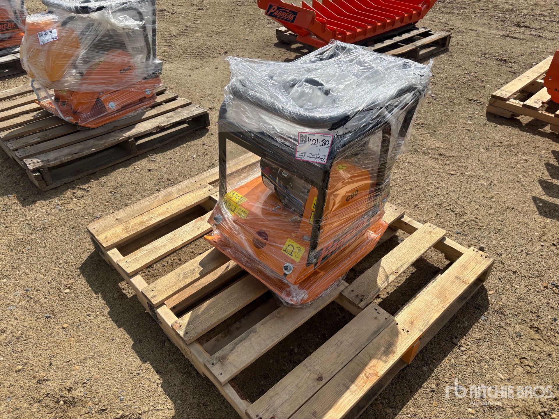 2026 C80T Vibratory Plate Compactor (Unused)