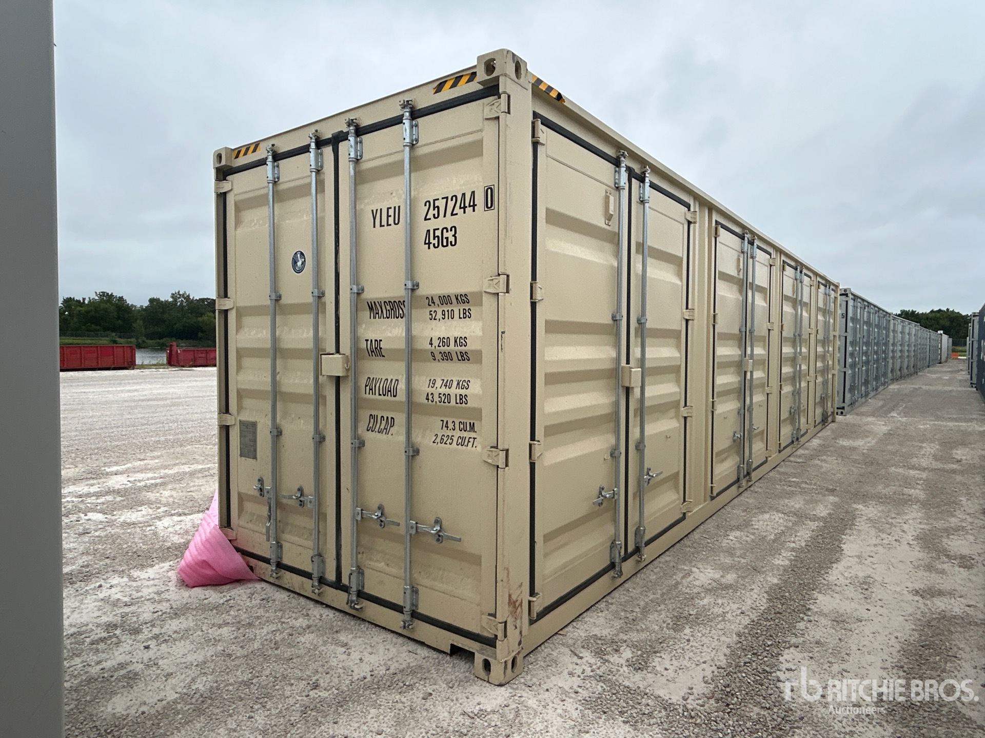 2026 40 ft High Cube Multi-Door Storage Container