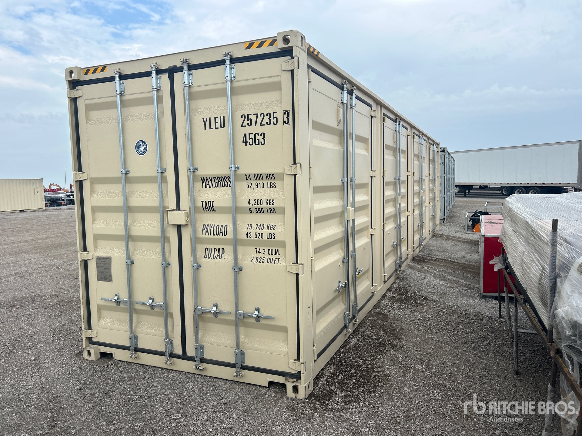 2026 40 ft High Cube Multi-Door Storage Container