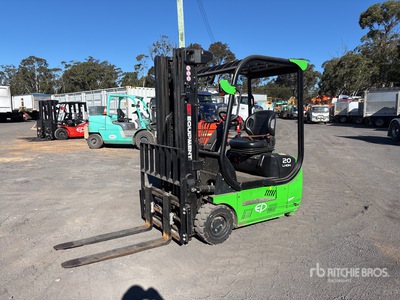 EP Equipment TDL201 600 kg Electric Forklift (Unused)