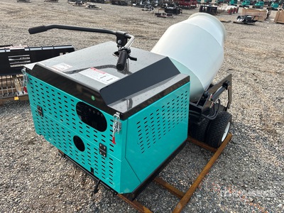 2026 SKLP SL-MT800 Wheeled Mini Portable Concrete Mixer (Unused)