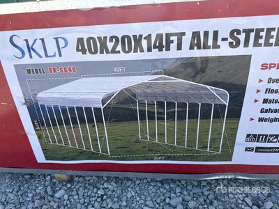 2026 SKLP SK-SC40 48FTx 30FTx 17FT Large Scale Storage Shed Tents and Tent Components (Unused)