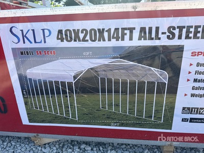 2026 SKLP SK-SC40 48FTx 30FTx 17FT Large Scale Storage Shed Tents and Tent Components (Unused)