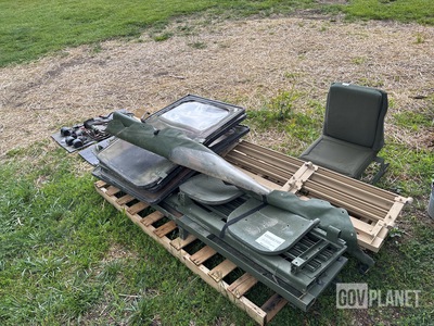 (2) HMMWV Seat Benches, (4) HMMWV Doors & Assorted Items