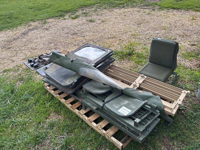 (2) HMMWV Seat Benches, (4) HMMWV Doors & Assorted Items (2) HMMWV Seat Benches, (4) HMMWV Doors & Assorted Items