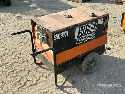 Stephill SSD6000 6 kVA Portable Generator Set (Inoperable)