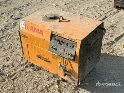 KAMA KDA7000T 6 kVA Portable Generator Set (Inoperable)