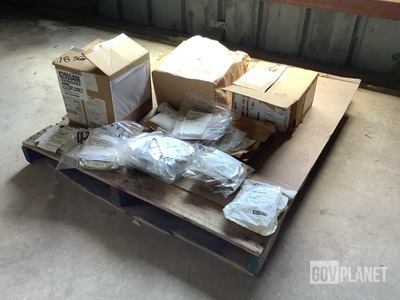 (1) Pressure Gage, (4) Release Pins, (12) Lights & Assorted Items