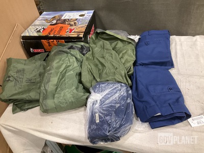 (1) Pair of Men’s Boots, (51) Clothing Bags & Assorted Items