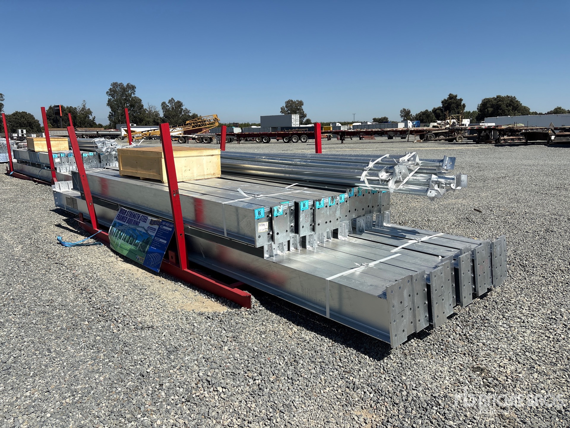 2026 BLUESEA 100 ft x 50 ft x 18 ft Frame Only Storage Building (Unused)