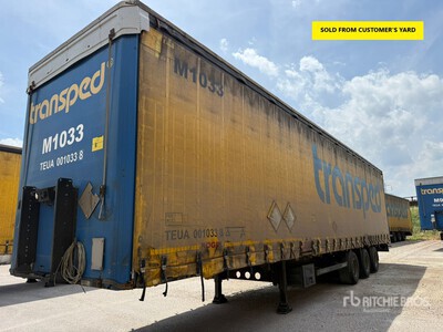 2018 Kogel S24-1 C6V 5J11 SN 24 Tri/A Zijtrailer met gordijn