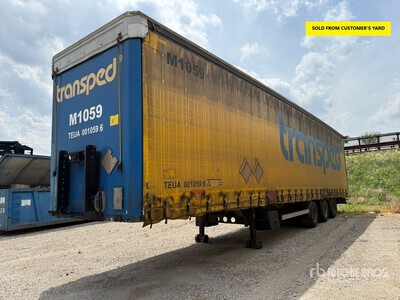 2018 Kogel S24-1 C6V 5J11 SN 24 Tri/A Zijtrailer met gordijn