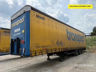 2018 Kogel S24-1 C6V 5J11 SN 24 Tri/A Zijtrailer met gordijn