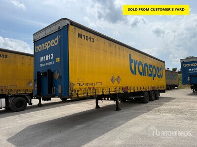 2018 Kogel S24-1 C6V 5J11 SN 24 Tri/A Zijtrailer met gordijn