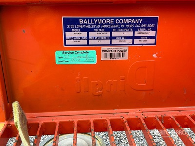 2015 Ballymore PS-140H Vertical Mast Lift