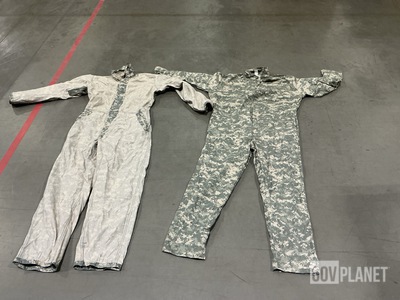 (55) Pairs of Camouflage Mechanic's Coveralls