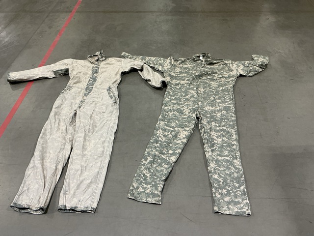 (55) Pairs of Camouflage Mechanic's Coveralls