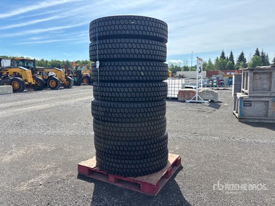 Quantity of (8) 11R22.5 GoSnow Tires