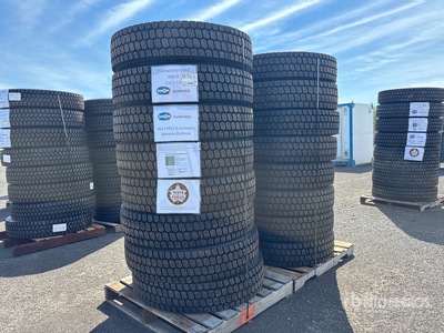 Quantity of (16) 11R22.5 GoSnow Tires