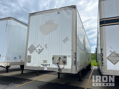 Wabash DVCVHPC 48 ft x 102 in T/A Gesloten aanhangwagen