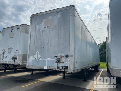Wabash 48 ft x 102 in T/A Gesloten aanhangwagen