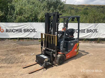 2020 Toyota 8FBE15T 1500 kg Electric Forklift